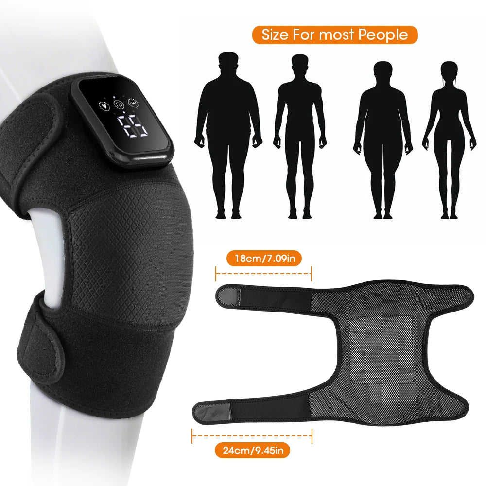 Heated Vibrating Knee Massager for Joint Pain Relief - 6