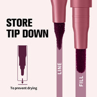 Dual-Sided Long-Lasting Lip Contour Stain Pen