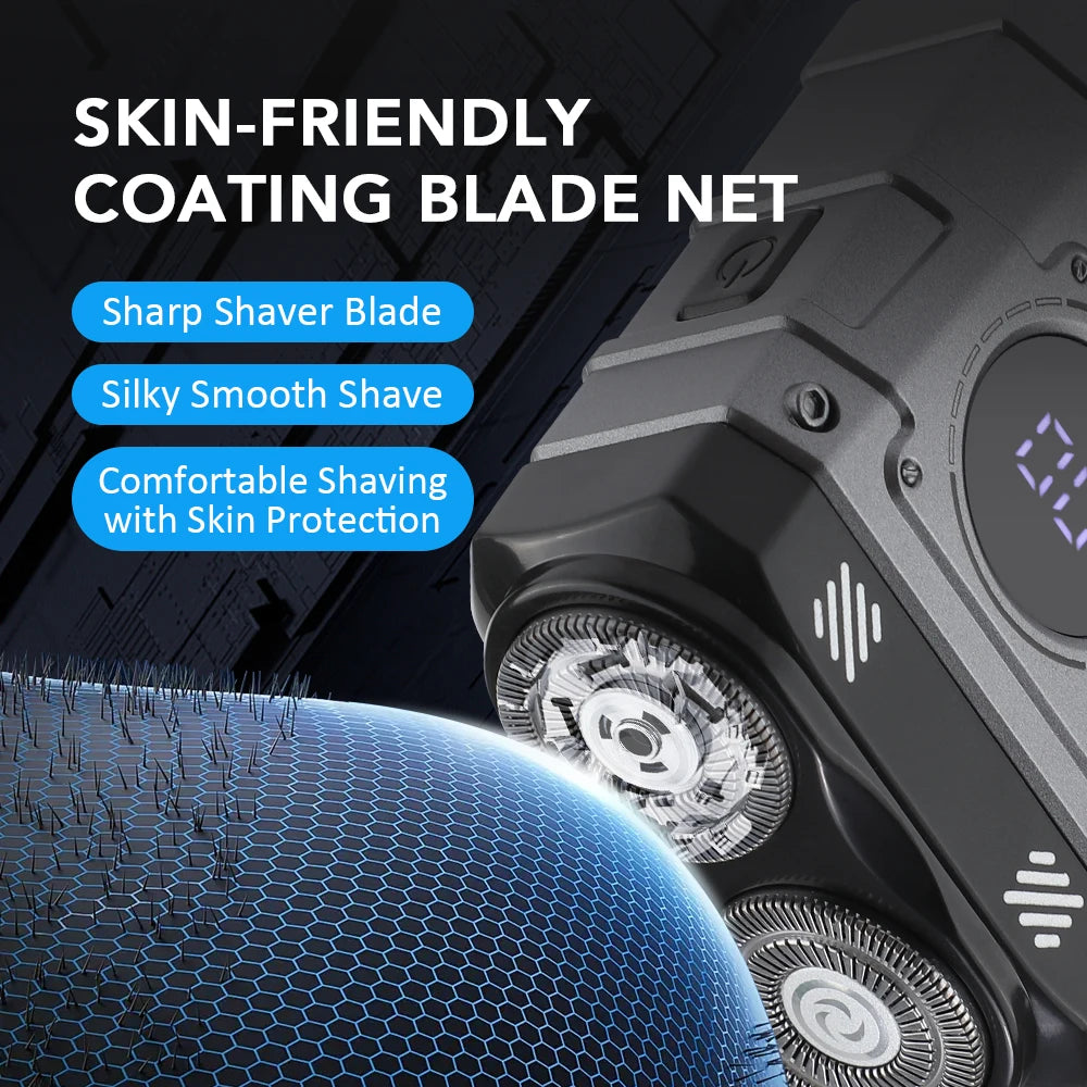 Portable Waterproof Electric Shaver for Men - 21