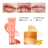 Moisturizing Lip Balm and Sleeping Mask Set for Hydrated Lips