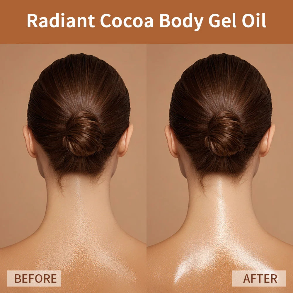 Radiant Cocoa Body Oil Gel for Glowing Hydrated Skin - 5