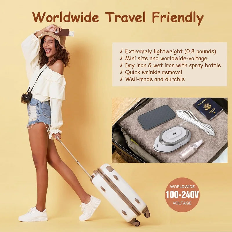 Portable Mini Electric Travel Iron - 7