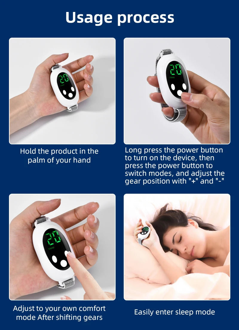 Microcurrent Handheld Sleep Aid Device for Insomnia & Stress Relief - 13