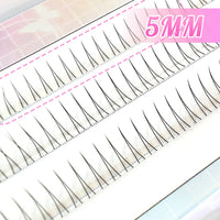 V-Shape Natural Lower Eyelash Clusters for Manga Eye Look