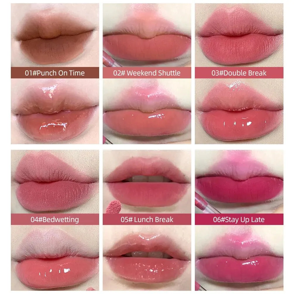 Dual-Ended Matte and Glossy Liquid Lipstick - 3