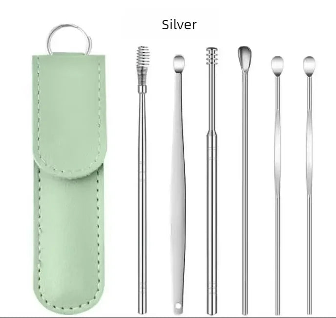 Professional Stainless Steel Ear Wax Removal Kit - 19
