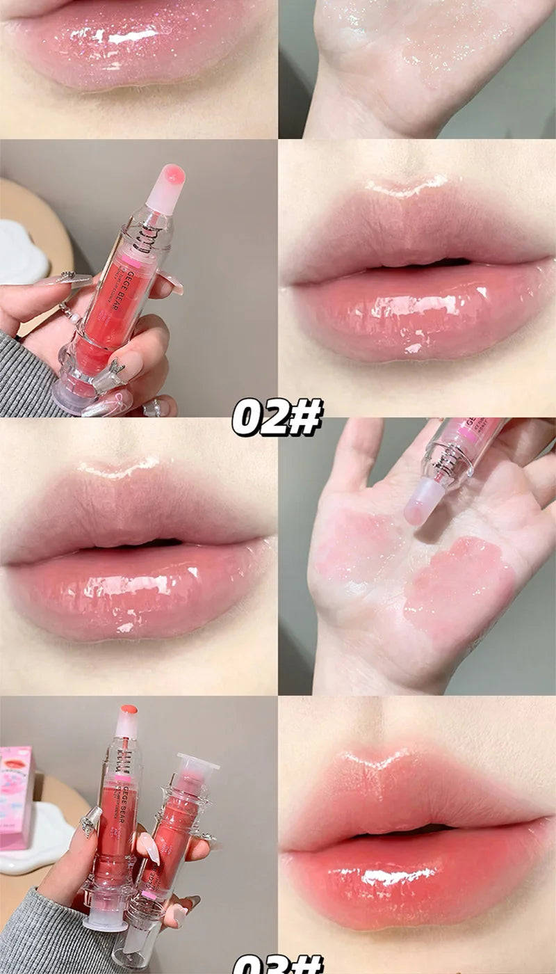 Hydrating Crystal Lip Gloss for Glassy Shine - 12