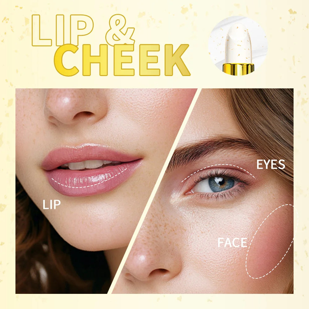 24K Gold Color Changing Moisturizing Lip Balm - 4