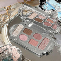 6-Color Shimmer Eyeshadow & Highlighter Makeup Palette
