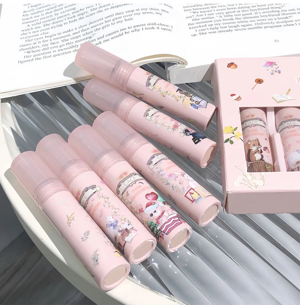 Matte Liquid Lipstick Set for Long-Lasting Waterproof Wear - 12