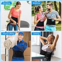 Adjustable Lumbar Support Back Brace for Pain Relief