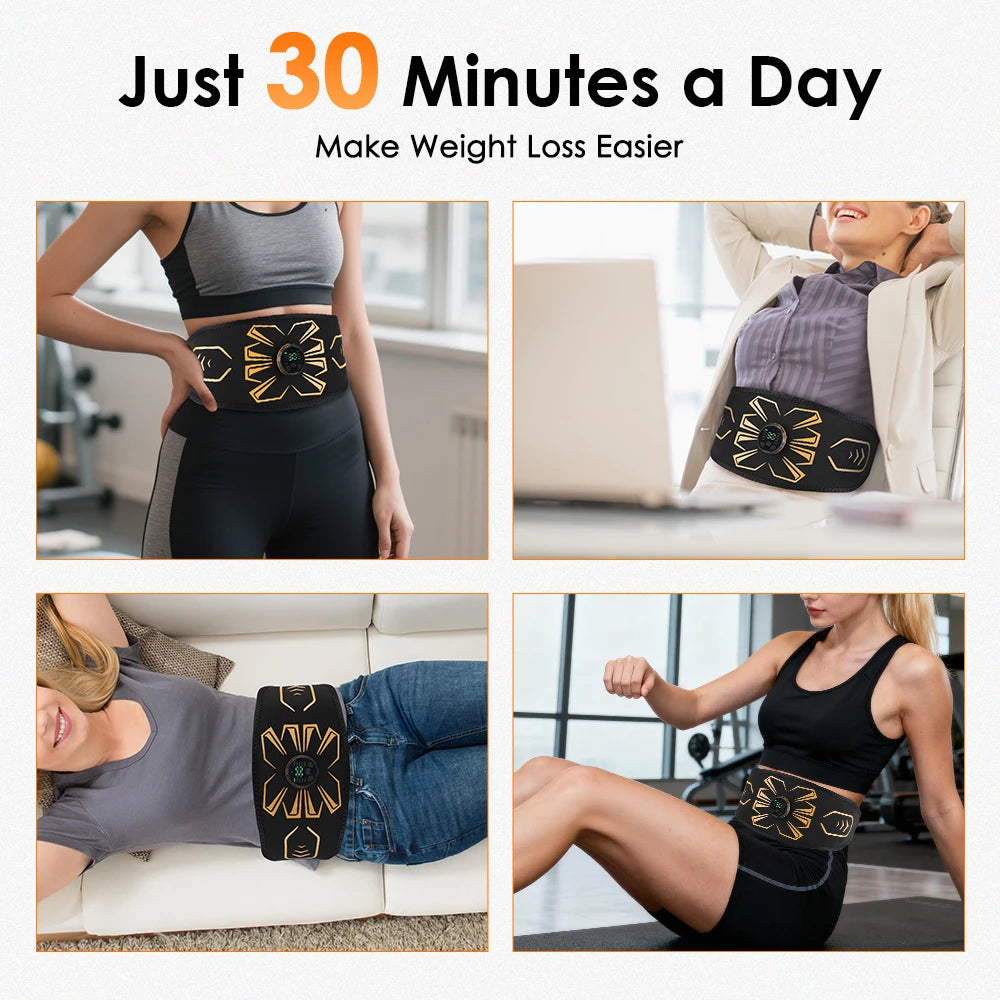 EMS Smart Muscle Toning Belt for Abdominal Workout - 4