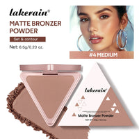 Matte Bronzer Powder for Natural Sculpted Look