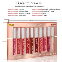 10-Piece Matte Liquid Lipstick Set