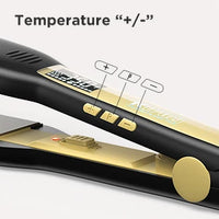 Professional Titanium Hair Straightener with Digital Display