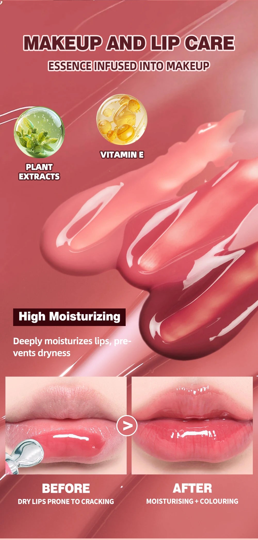 Hydrating Crystal Jelly Lip Gloss for Mirror-Finish Shine - 11