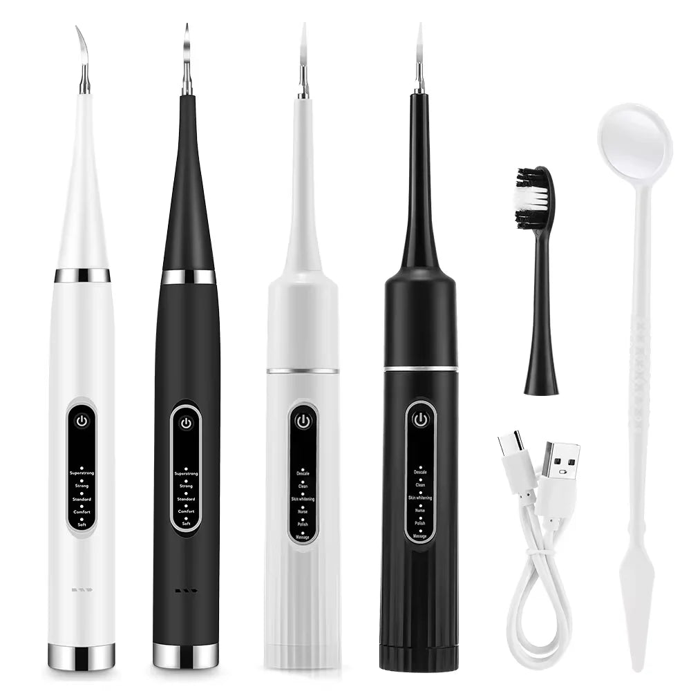 Electric Sonic Dental Calculus Remover & Teeth Whitening Kit - 1