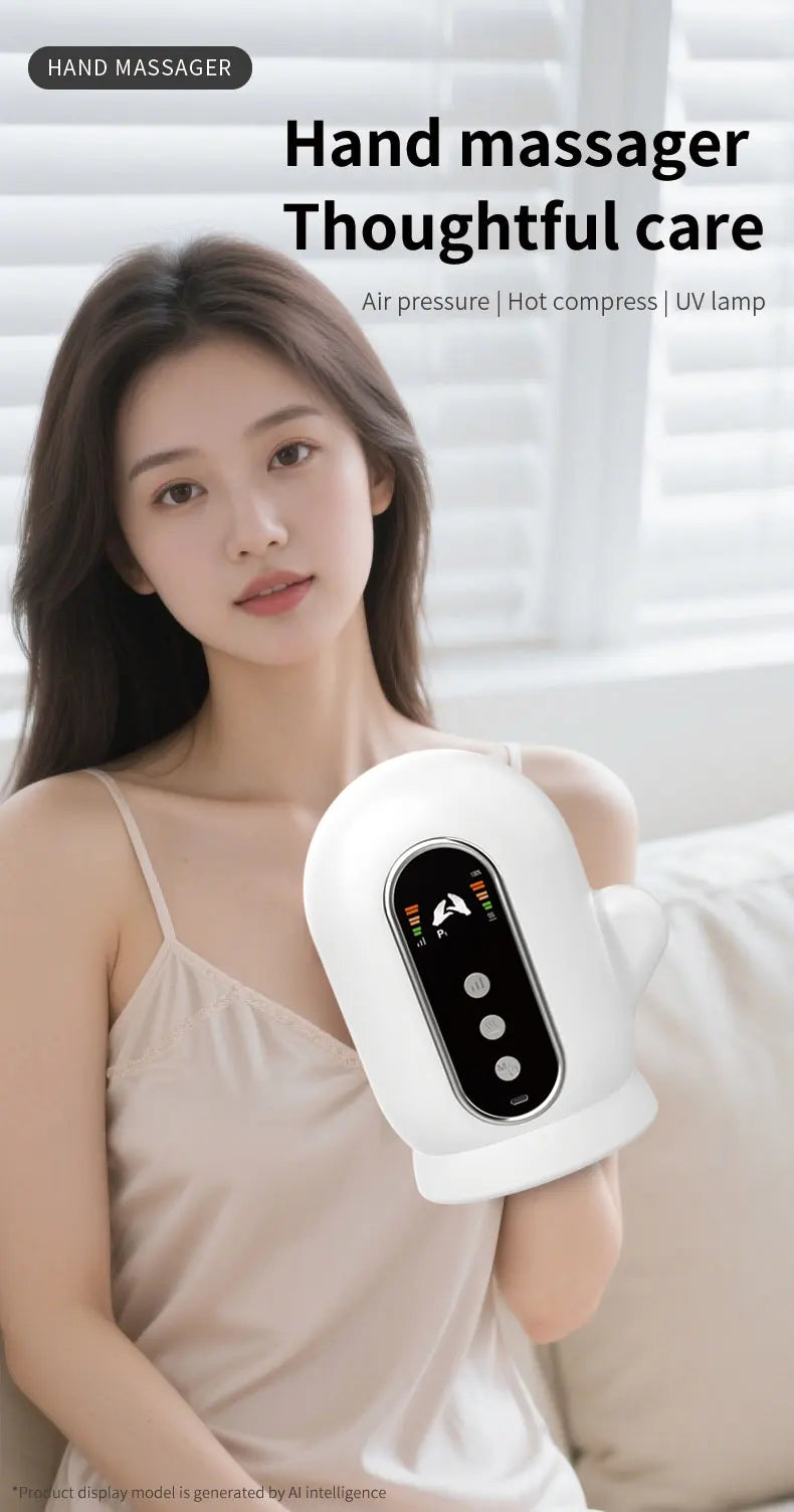 Electric Heated Hand Massager with Air Compression - 7