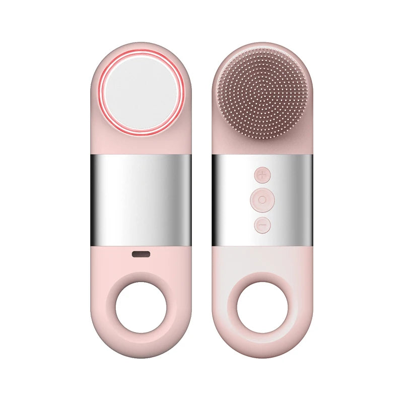 Hot and Cold Facial Cleansing Brush with Heated Massage - 24