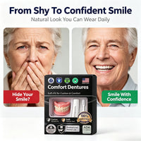 Instant Smile Moldable Cosmetic Denture Set