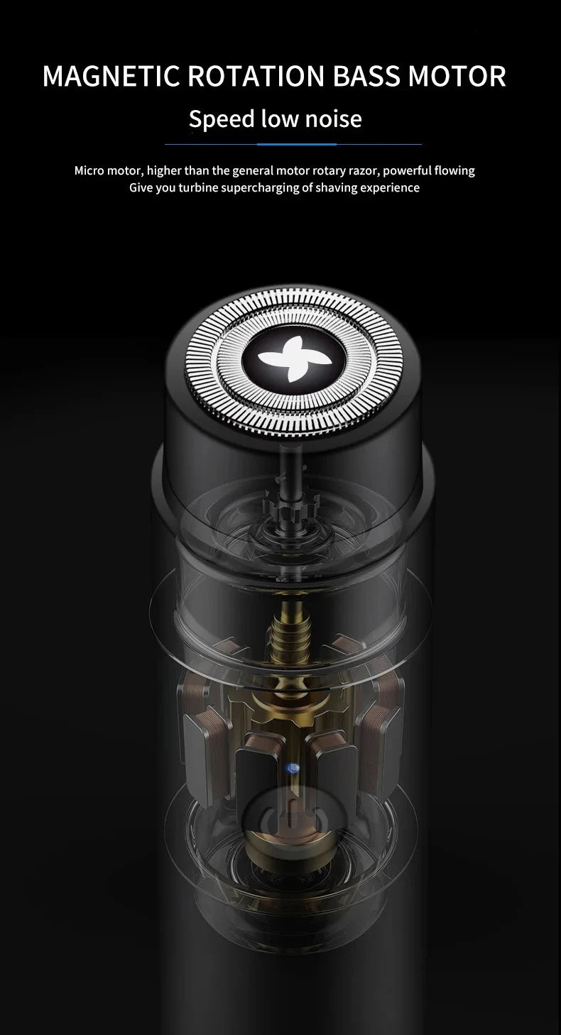 Portable Mini Electric Shaver for Smooth Travel Grooming - 9
