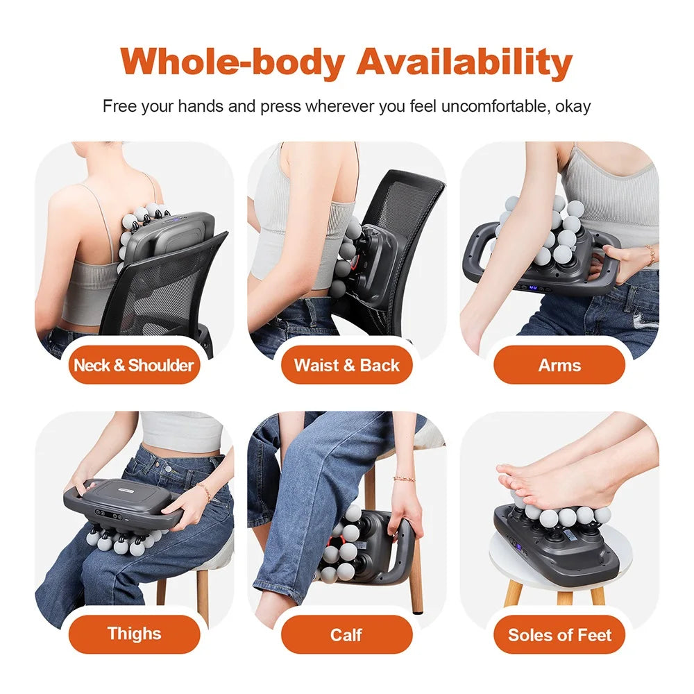 16-Head Full Body Muscle Recovery Massage Gun - 25