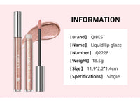 Diamond Shimmer Waterproof Liquid Lip Gloss