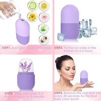 Facial Ice Roller for Skin Tightening and Puffiness Relief