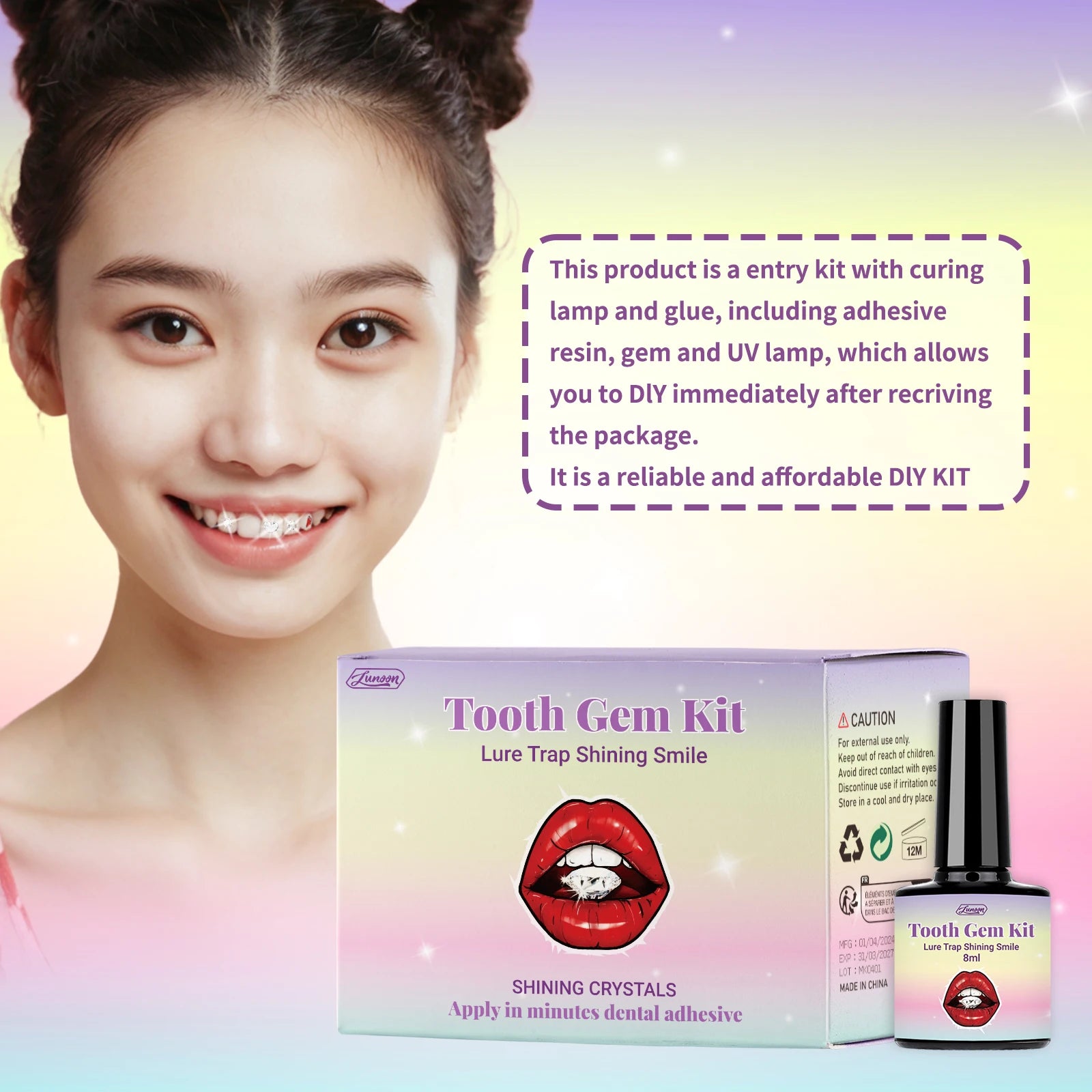 DIY Professional Tooth Gem Kit for a Sparkling Smile - 6