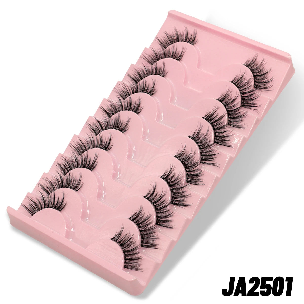 Natural Cat Eye Half Lashes with Invisible Band - 13