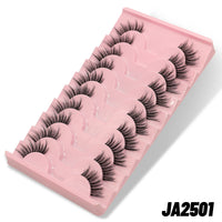Natural Cat Eye Half Lashes with Invisible Band