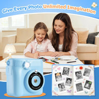 Instant Print Camera for Kids