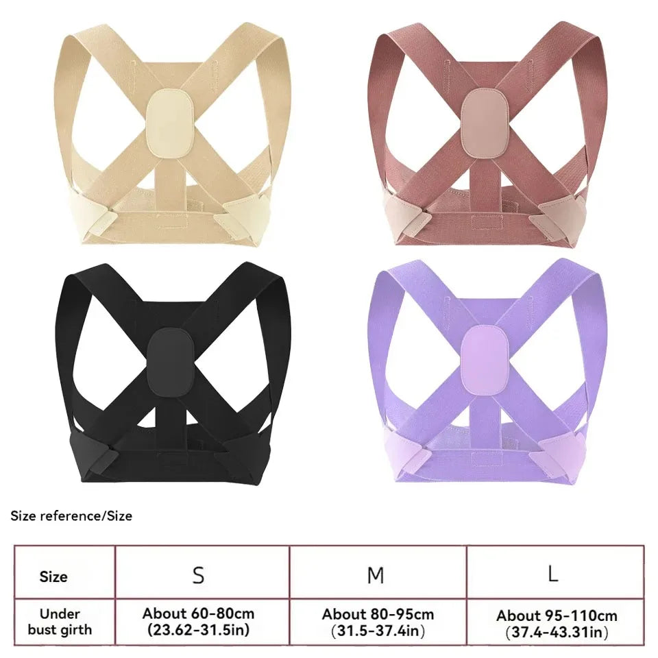 Adjustable Posture Corrector for Back Support - 2