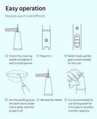 Electric Sonic Teeth Tartar Remover and Plaque Cleaner