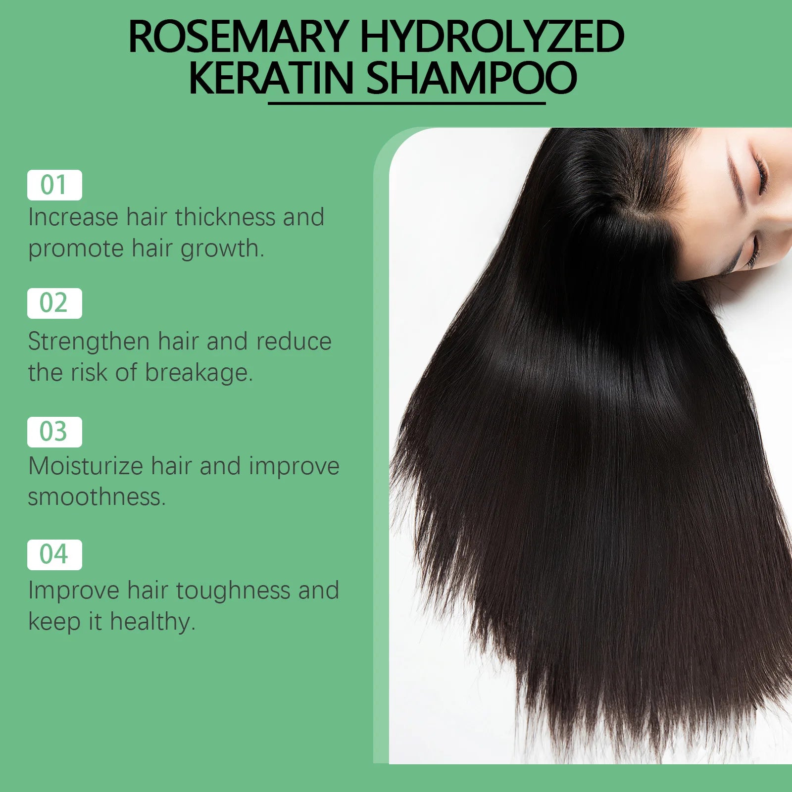 Rosemary Thickening & Volumizing Hair Shampoo - 3
