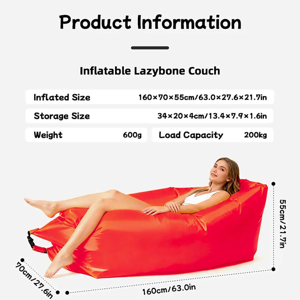 Portable Inflatable Air Sofa for Camping and Beach - 6