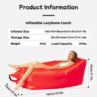 Portable Inflatable Air Sofa for Camping and Beach