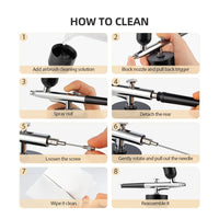 Portable Mini Airbrush Kit for Nail Art and Makeup