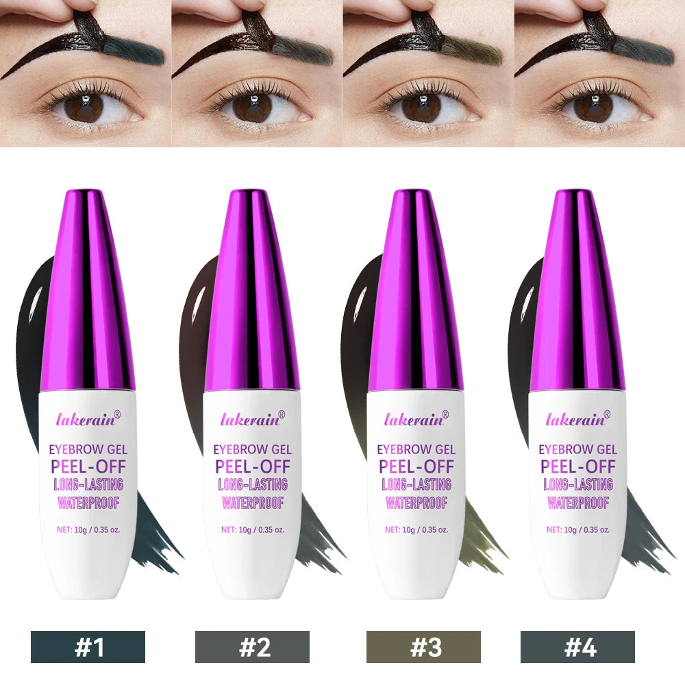 Waterproof Peel-Off Eyebrow Tint Gel for Long-Lasting Brows - 21