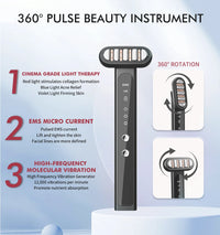 Red Light LED Facial Wand for Anti-Aging and Eye Care