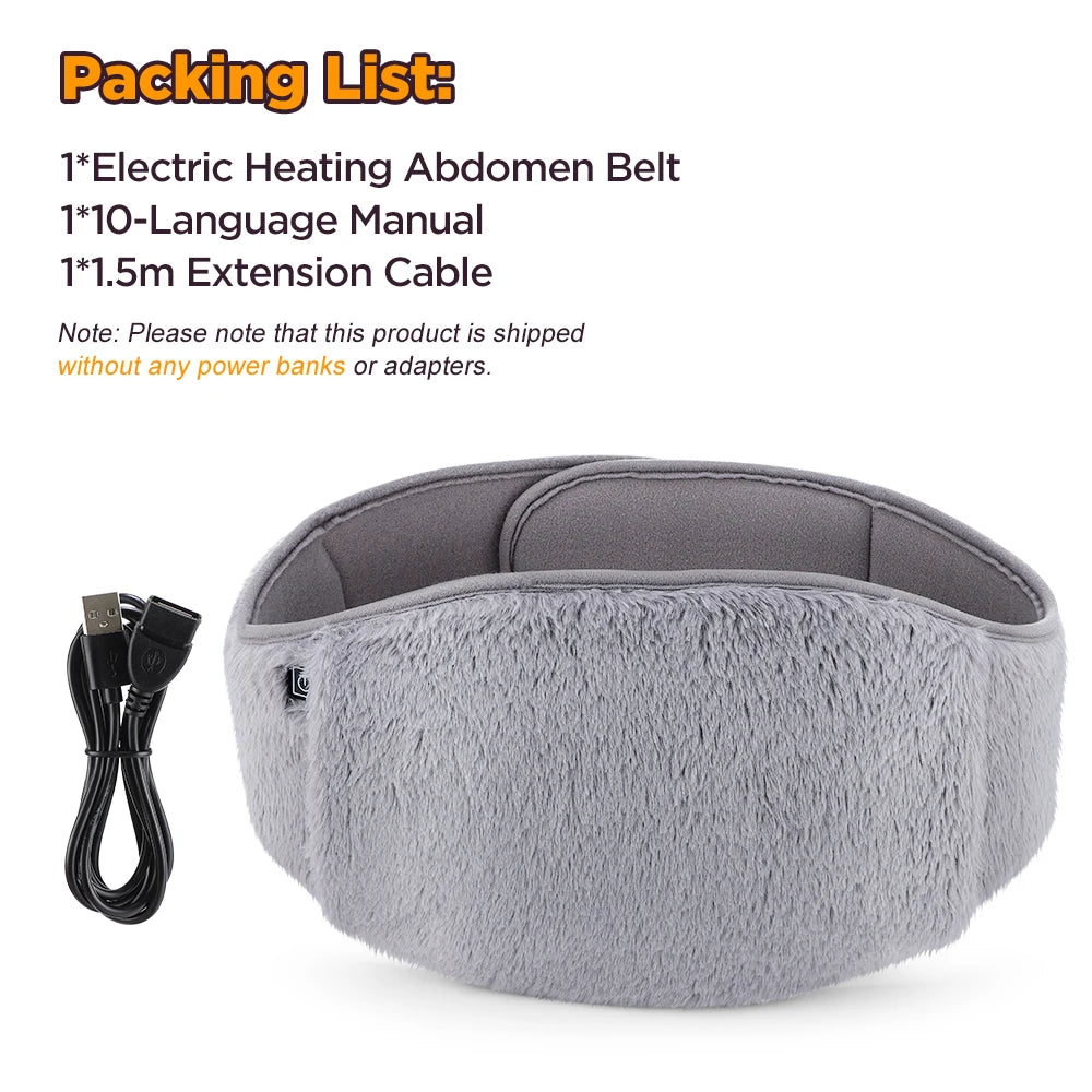 2-in-1 Electric Heated Abdomen and Hand Warming Belt - 13