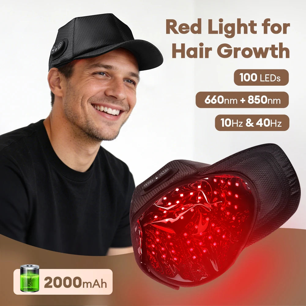 Red Light Therapy Hair Regrowth Cap - 7