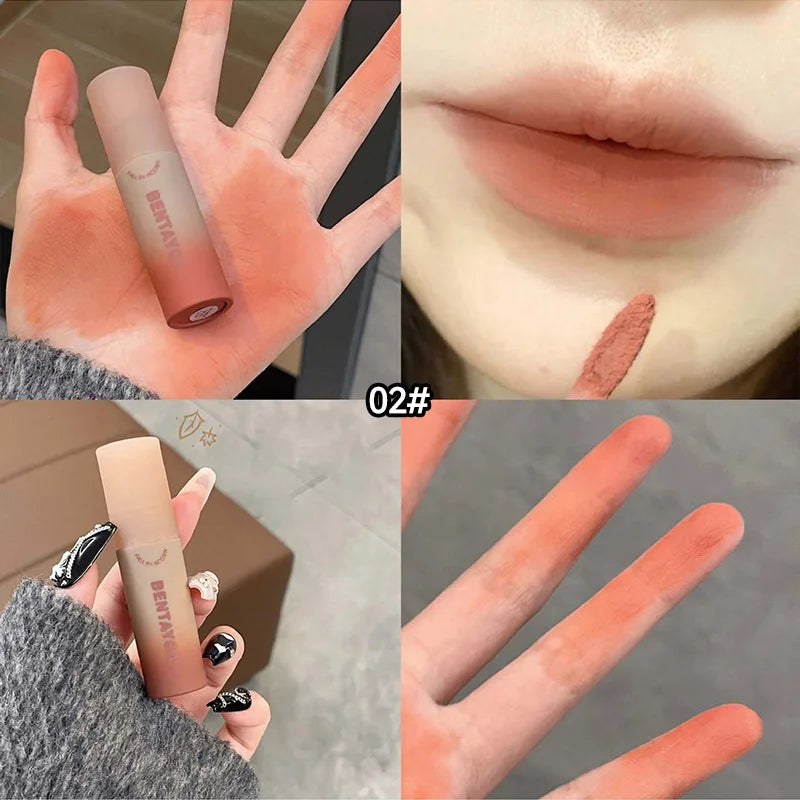 Velvet Matte Lip Mud Tint for Long-Lasting Soft Focus Finish - 23