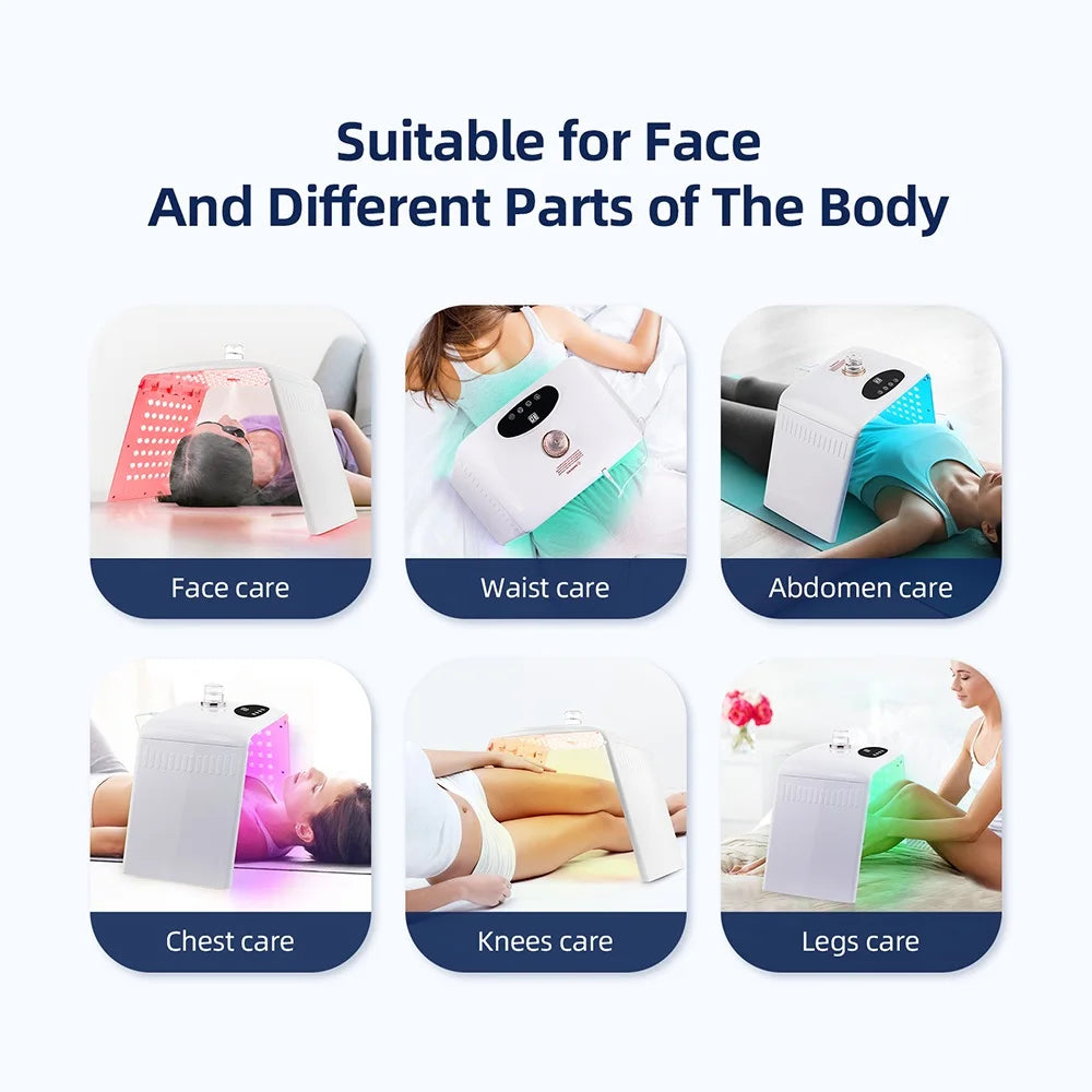 7-Color LED Photon Therapy Mask with Nano Hydration Mist - 12