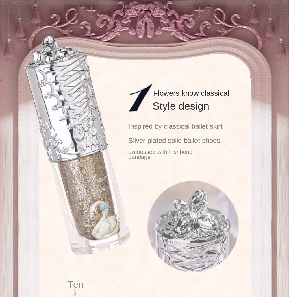 Long-Lasting Liquid Glitter Eyeshadow for Shimmering Eye Makeup - 8