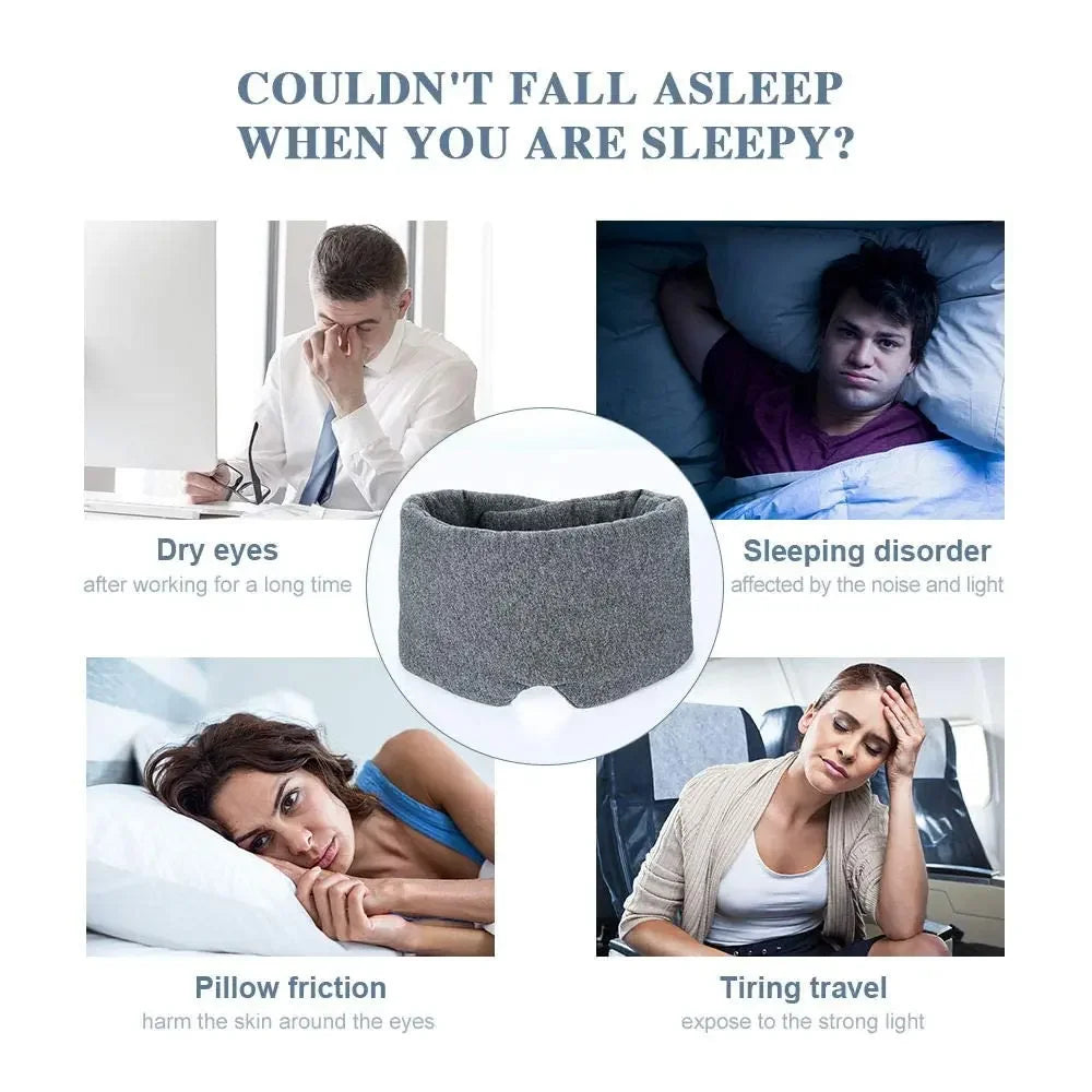 Adjustable Cotton Sleep Mask for Deep Relaxation - 3