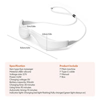 Rejuvenating Red Light Eye Massager for Dark Circles and Puffiness