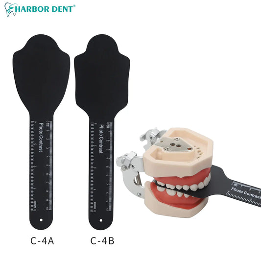 Dental Photography Contrast Board with Measurement Scale