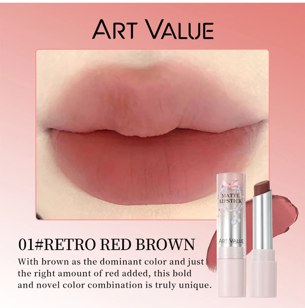 Long-Lasting Waterproof Matte Lipstick - 17