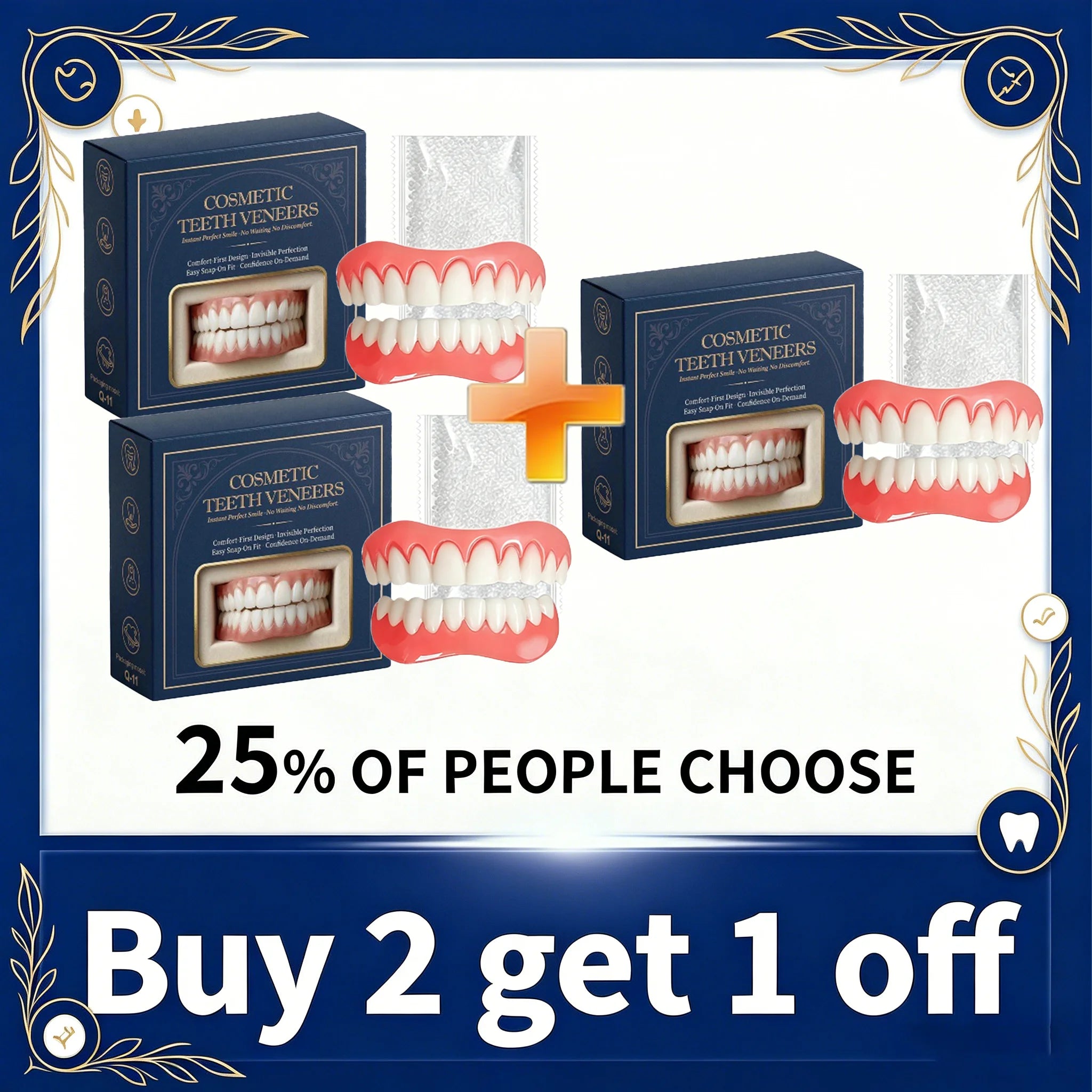 Custom Fit Moldable Cosmetic Dentures for a Natural Smile - 8